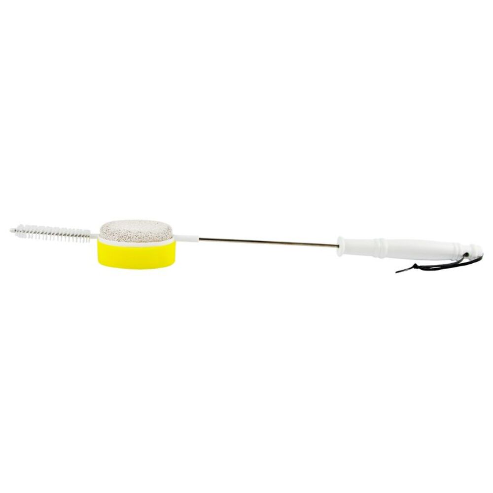 Three in One 23" Long Foot Cleaning Brush with Pumice Stone